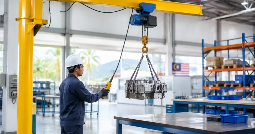 How to Specify a Jib Crane for Your Factory: Capacity, Span, Mounting & Duty Cycle